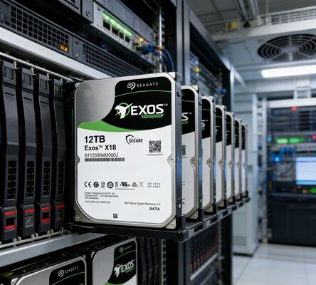 Seagate ST12000NM000J Exos X18 12TB SATA3 7200RPM 256MB Enterprise Server Твердый диск