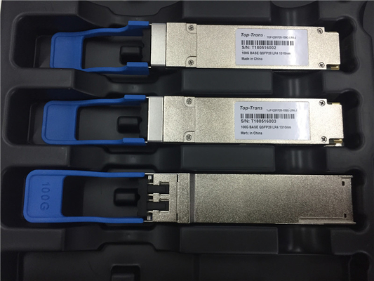 Верхний модуль Trans 100G QSFP28 приемопередатчика LR4 CWDM4 MSA 1310NM 10km