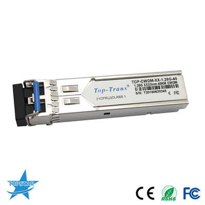 Приемопередатчик SMF SFP 1.25G 1310nm 40km Toptrans CWDM SFP оптически