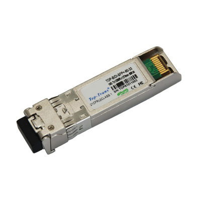 соединитель LC дуплекса Sfp приемопередатчика 10Gb/S 60km BIDI оптически