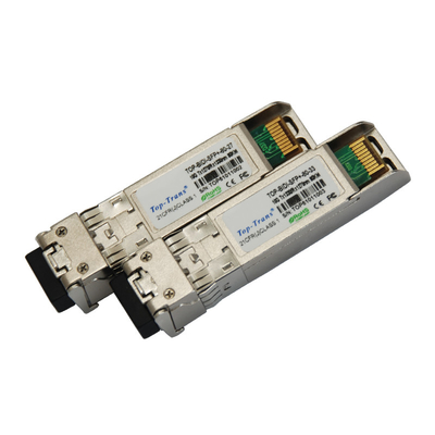 соединитель LC дуплекса Sfp приемопередатчика 10Gb/S 60km BIDI оптически