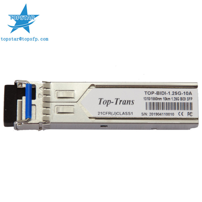 приемопередатчик локальных сетей 10G модуля 10KM 1490nm 1310nm 1.25G Bidi Sfp