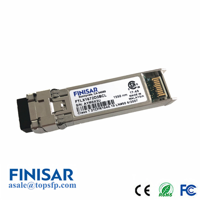 Приемопередатчик 10G SFP 1550nm SMF FTLX1671D3BCL Finisar оптически