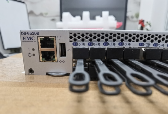 Сила DC 24P переключателя САН парчи 6510 BR-6510DC-24-8G-R 8GB SWL